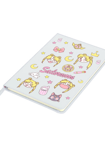 Блокнот А5 Сейлор Мун (Sailor Moon) Білий (92228-2911-WT) MobiPrint (257323211)