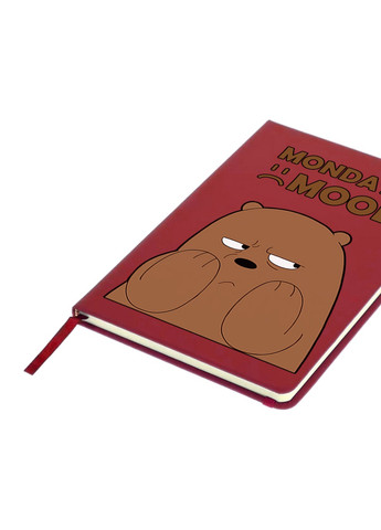 Блокнот А5 Вся правда про ведмедів (We Bare Bears) Червоний (92228-2900-RD) MobiPrint (257328888)