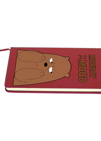 Блокнот А5 Вся правда о медведях (We Bare Bears) Красный (92228-2900-RD) MobiPrint (257328888)