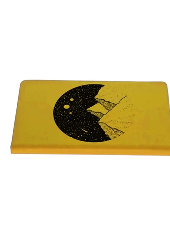 Блокнот А5 Звездные горы (Starry mountains) Желтый (92228-2846-SY) MobiPrint (257323067)