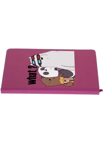 Блокнот А5 Вся правда о медведях (We Bare Bears) Малиновый (92228-2902-FU) MobiPrint (257321753)