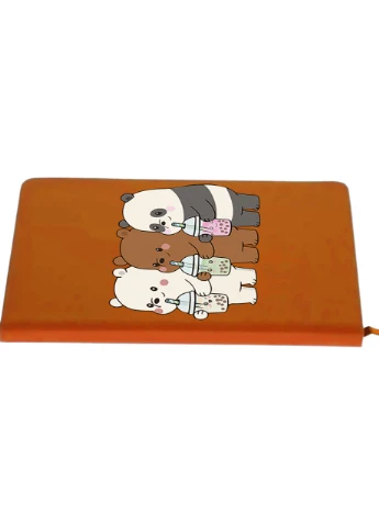Блокнот А5 Вся правда о медведях (We Bare Bears) Оранжевый (92228-2896-OG) MobiPrint (257327461)