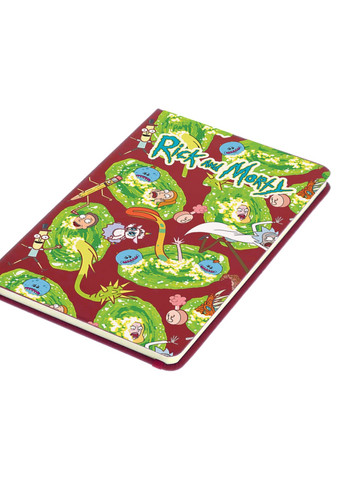 Блокнот А5 Рік та Морті (Rick and Morty) Червоний (92228-2691-RD) MobiPrint (257328816)