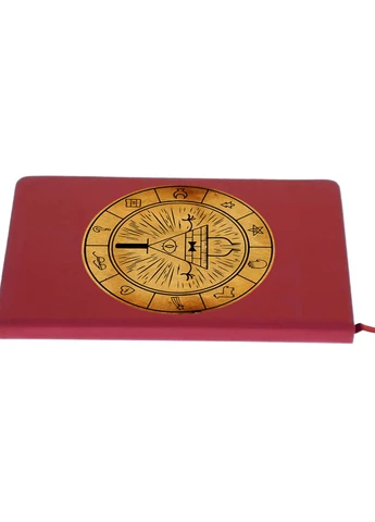 Блокнот А5 Білл Шифр Гравіті Фолз (Bill Cipher Gravity Falls) Червоний (92228-2627-RD) MobiPrint (257324924)