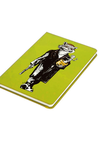 Блокнот А5 Ракета, Грут - Леон Киллер Салатовый (92228-2064-LM) MobiPrint (257322010)