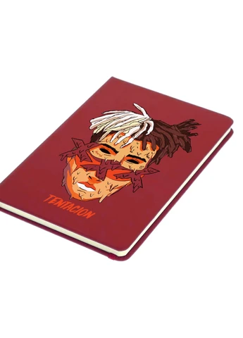 Блокнот А5 Экс-экс-экс Тентасьон (XXXTentacion) Красный (92228-2636-RD) MobiPrint (257322199)