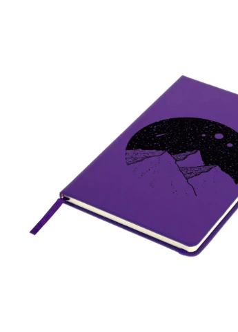 Блокнот А5 Звездные горы (Starry mountains) Фиолетовый (92228-2846-PU) MobiPrint (257323249)