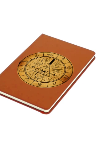 Блокнот А5 Билл Шифр Гравити Фолз (Bill Cipher Gravity Falls) Оранжевый (92228-2627-OG) MobiPrint (257324010)