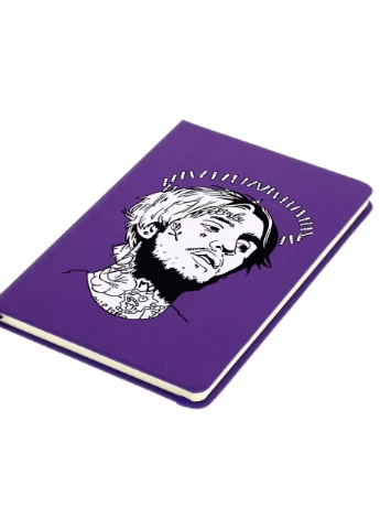 Блокнот А5 Лил Пип (Lil Peep) Фиолетовый (92228-2634-PU) MobiPrint (257322666)