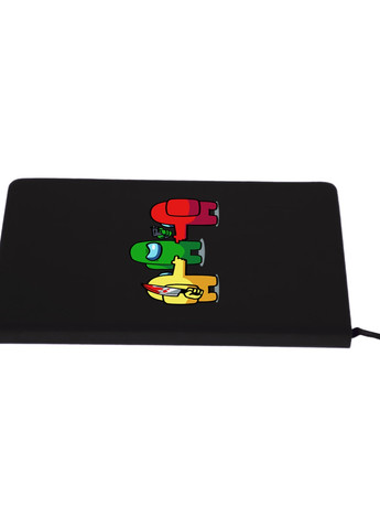 Блокнот А5 Амонг Ас (Among Us) Чорний (92228-2425-BK) MobiPrint (257325119)