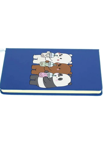Блокнот А5 Вся правда о медведях (We Bare Bears) Светло-голубой (92228-2896-SK) MobiPrint (257322432)