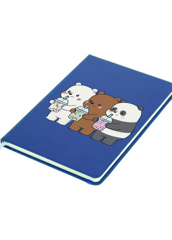 Блокнот А5 Вся правда о медведях (We Bare Bears) Светло-голубой (92228-2896-SK) MobiPrint (257322432)