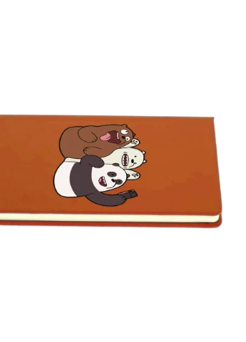 Блокнот А5 Вся правда о медведях (We Bare Bears) Оранжевый (92228-2665-OG) MobiPrint (257324013)