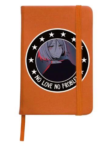 Блокнот А5 Нет любви нет проблем Аниме (No Love No Problem Anime) Оранжевый (92228-2842-OG) MobiPrint (257328565)