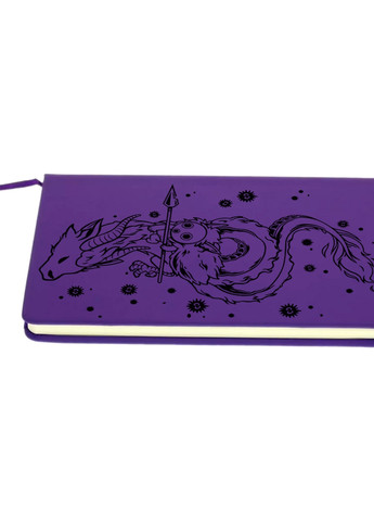 Блокнот А5 Хаку Унесённые призраками (Spirited Away) Фиолетовый (92228-2833-PU) MobiPrint (257327455)