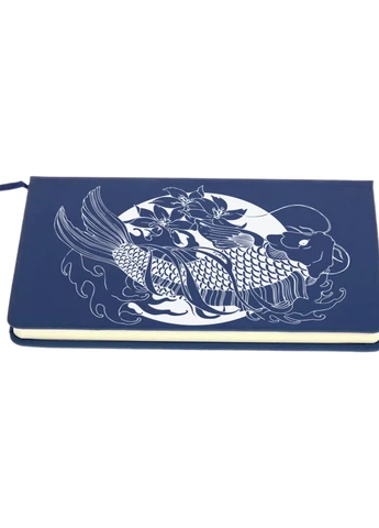 Блокнот А5 Рибка Кої (Koi Fish) Темно-синій (92228-2858-NB) MobiPrint (257326628)