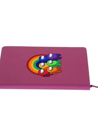 Блокнот А5 Амонг Ас (Among Us) Малиновый (92228-2595-FU) MobiPrint (257323419)