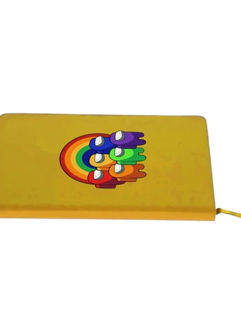 Блокнот А5 Амонг Ас (Among Us) Желтый (92228-2595-SY) MobiPrint (257325810)