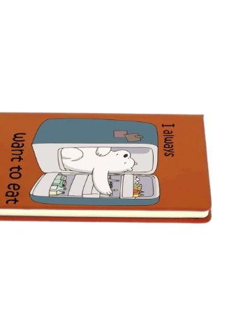 Блокнот А5 Вся правда про ведмедів (We Bare Bears) Помаранчевий (92228-2907-OG) MobiPrint (257327316)