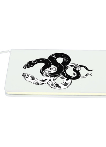 Блокнот А5 Инь Янь Змеи (Yin Yang Snake) Белый (92228-2850-WT) MobiPrint (257329022)
