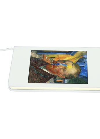 Блокнот А5 Вінсент Ван Гог (Vincent van Gogh) Білий (92228-2968-WT) MobiPrint (257328600)