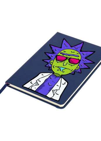 Блокнот А5 Рік Санчез та Морті Сміт Рік та Морті (Rick and Morty) Темно-синій (92228-2934-NB) MobiPrint (257329098)