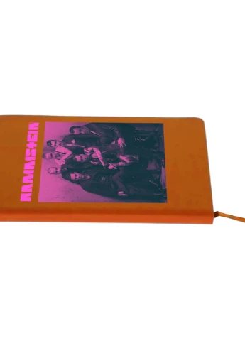 Блокнот А5 Рамштайн (Rammstein) Помаранчевий (92228-2976-OG) MobiPrint (257324458)