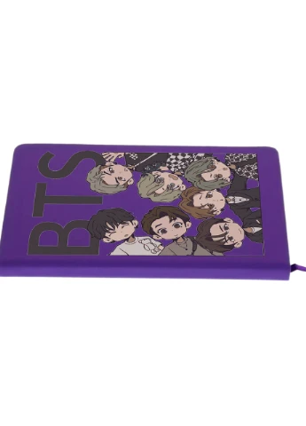 Блокнот А5 БТС (BTS) Фіолетовий (92228-3275-PU) MobiPrint (257327150)