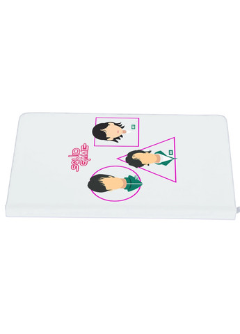 Блокнот А5 Гра в кальмара (Squid Game) Білий (92228-3352-WT) MobiPrint (257324581)