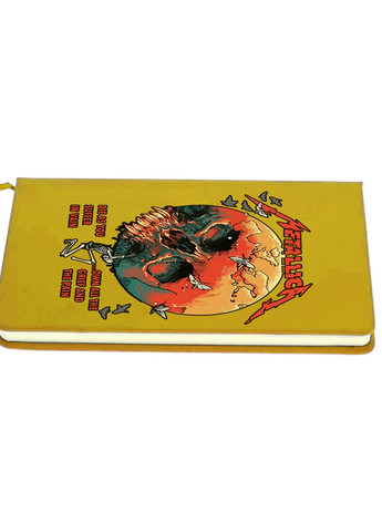 Блокнот А5 Металлика (Metallica) Желтый (92228-2982-SY) MobiPrint (257322102)