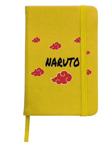 Блокнот А5 Облако Акацуки Наруто ( Akatsuki Naruto) Желтый (92228-3053-SY) MobiPrint (257327864)