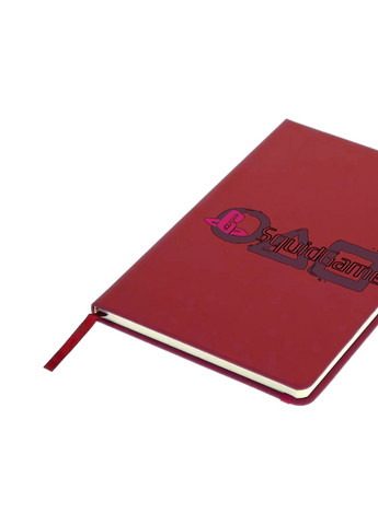 Блокнот А5 Игра в кальмара (PlayStation Squid Game) Красный (92228-3369-RD) MobiPrint (257323384)