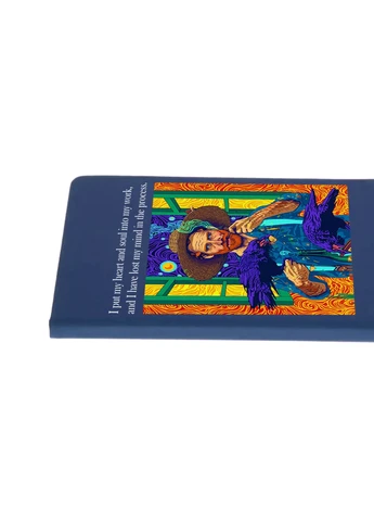 Блокнот А5 Вінсент Ван Гог Ворон (Vincent van Gogh) Темно-синій (92228-2961-NB) MobiPrint (257326202)