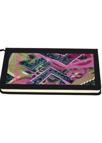 Блокнот А5 Гра в кальмара (Squid Game) Чорний (92228-3363-BK) MobiPrint (257325385)