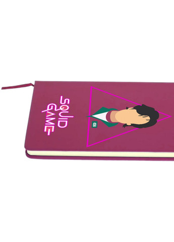 Блокнот А5 Ли Чжунг-Чжае эс Сонг ги–хун Игра в кальмара (Squid Game) Малиновый (92228-3356-FU) MobiPrint (257323339)