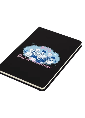 Блокнот А5 БТС (BTS) Чорний (92228-3266-BK) MobiPrint (257322258)
