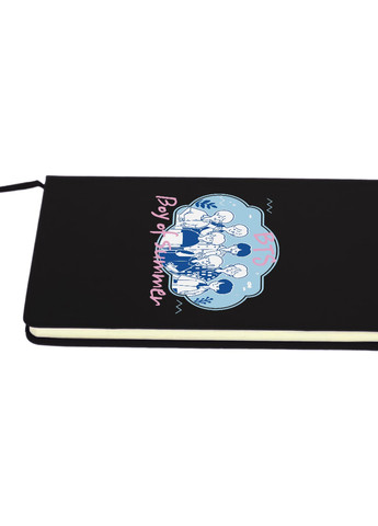 Блокнот А5 БТС (BTS) Чорний (92228-3266-BK) MobiPrint (257322258)