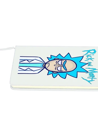 Блокнот А5 Рик Санчез и Морти Смит Рик и Морти (Rick and Morty) Белый (92228-2938-WT) MobiPrint (257326684)