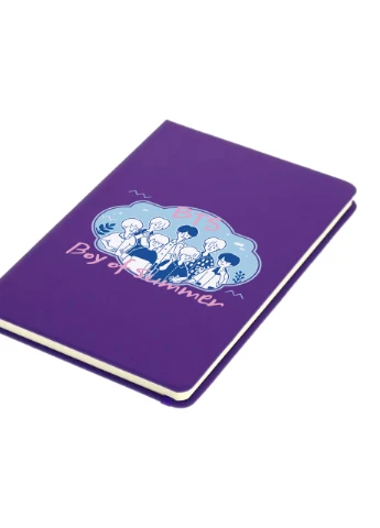 Блокнот А5 БТС (BTS) Фиолетовый (92228-3266-PU) MobiPrint (257323696)