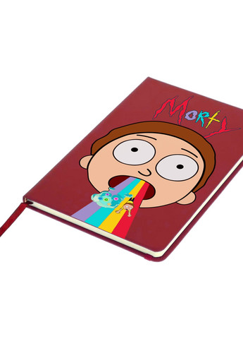 Блокнот А5 Рік Санчез та Морті Сміт Рік та Морті (Rick and Morty) Червоний (92228-2946-RD) MobiPrint (257321546)