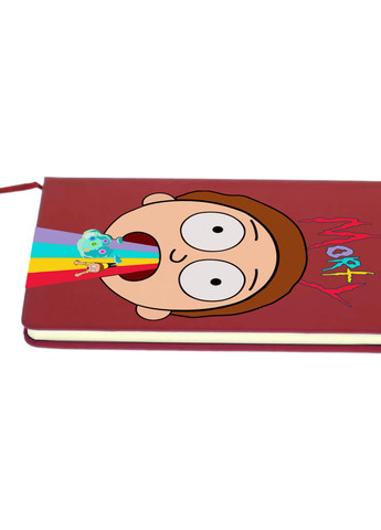 Блокнот А5 Рік Санчез та Морті Сміт Рік та Морті (Rick and Morty) Червоний (92228-2946-RD) MobiPrint (257321546)