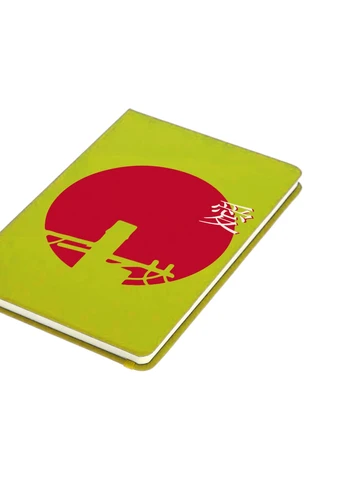 Блокнот А5 Японія (Japan art Minimalism) Салатовий (92228-3333-LM) MobiPrint (257326823)