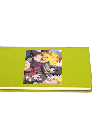 Блокнот А5 Наруто (Naruto) Салатовий (92228-3106-LM) MobiPrint (257321444)
