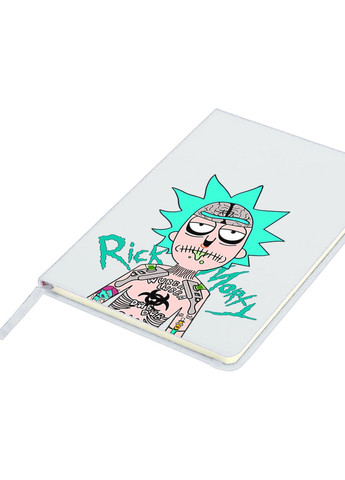 Блокнот А5 Морти Смит Рик и Морти (Morty Smith Rick and Morty) Белый (92228-2930-WT) MobiPrint (257321854)