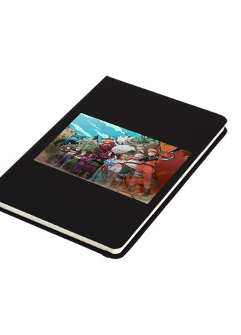 Блокнот А5 Наруто (Naruto) Чорний (92228-3104-BK) MobiPrint (257326120)