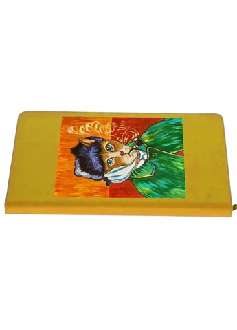 Блокнот А5 Кіт Вінсент Ван Гог (Vincent van Gogh Cat) Жовтий (92228-2958-SY) MobiPrint (257325108)