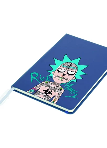 Блокнот А5 Морті Сміт Рік та Морті (Morty Smith Rick and Morty) Світло-блакитний (92228-2930-SK) MobiPrint (257321865)