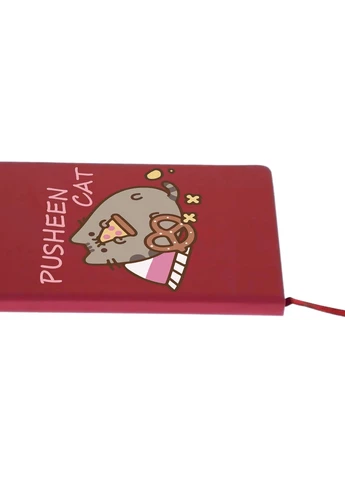 Блокнот А5 Кіт Пушин (Pusheen Cat) Червоний (92228-3347-RD) MobiPrint (257326131)