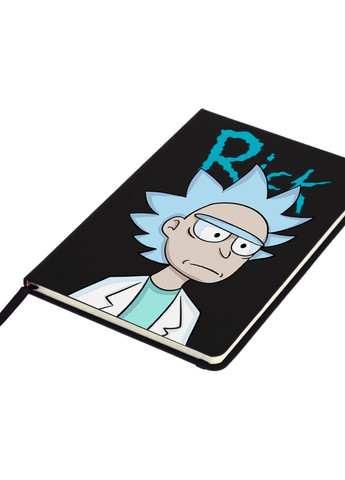 Блокнот А5 Рік Санчез Рік та Морті (Rick Sanchez Rick and Morty) Чорний (92228-2929-BK) MobiPrint (257326901)