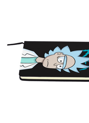 Блокнот А5 Рік Санчез Рік та Морті (Rick Sanchez Rick and Morty) Чорний (92228-2929-BK) MobiPrint (257326901)